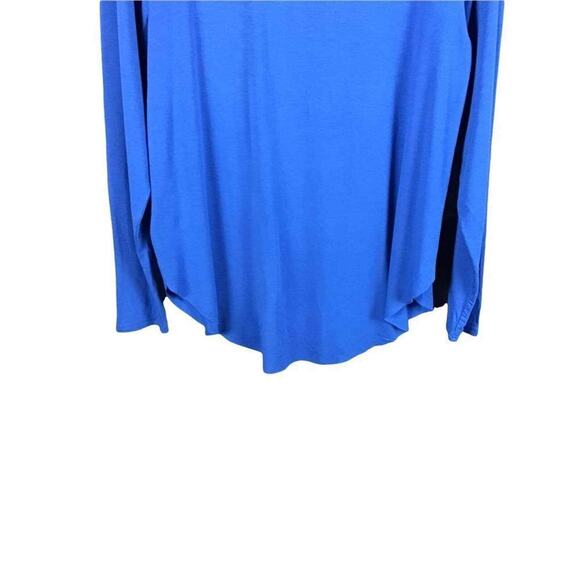 Another Love Women’s Small Blue Pullover Long Sleeve Top Pocket Stretch NWOT - Picture 13 of 15